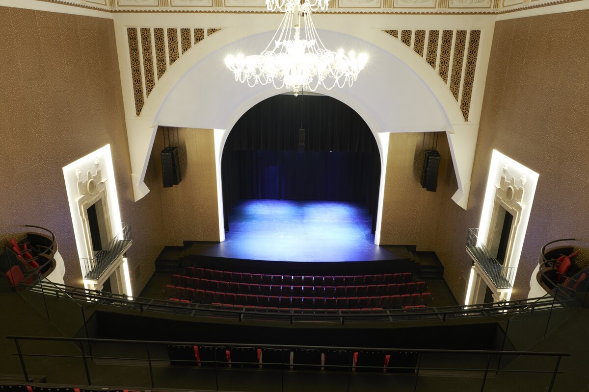 ei120 fire curtain compliance theatre balearic islands