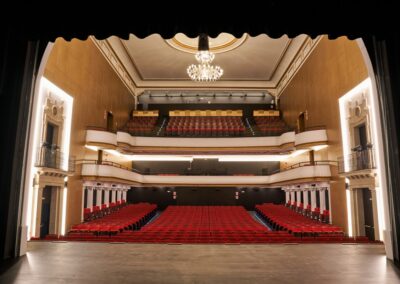 technical inspection fire curtain proscenium opening