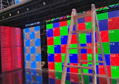 engineer-certified scenic lift for Operación Triunfo